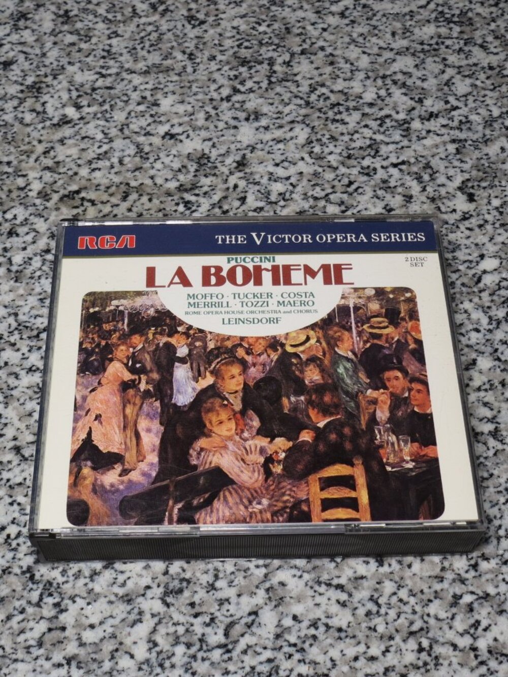 Puccini La Boheme Two CD Set RCA The Victor Opera Series